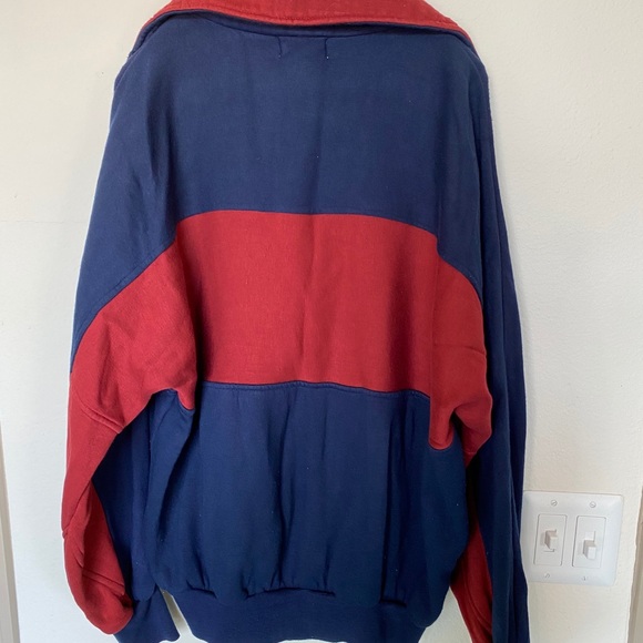 Large Haband grandpa color blocking sweatshirt - Picture 6 of 7